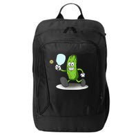 Funny Pickleball Paddle Pickleball Player Dink Retro City Backpack