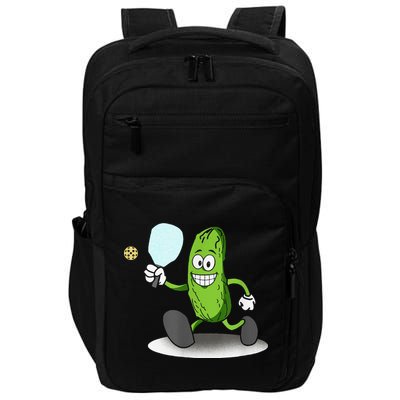Funny Pickleball Paddle Pickleball Player Dink Retro Impact Tech Backpack