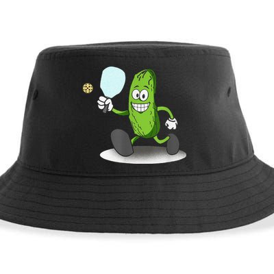 Funny Pickleball Paddle Pickleball Player Dink Retro Sustainable Bucket Hat