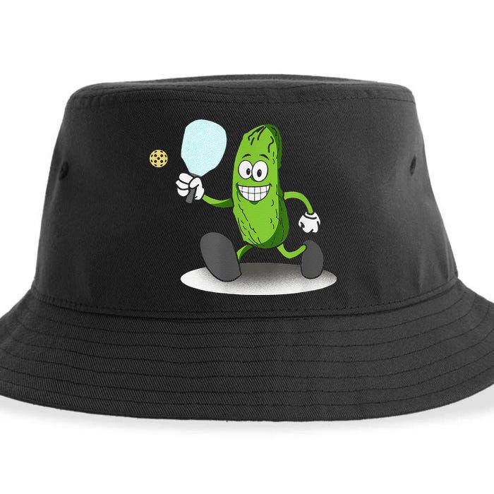 Funny Pickleball Paddle Pickleball Player Dink Retro Sustainable Bucket Hat