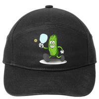 Funny Pickleball Paddle Pickleball Player Dink Retro 7-Panel Snapback Hat