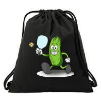 Funny Pickleball Paddle Pickleball Player Dink Retro Drawstring Bag