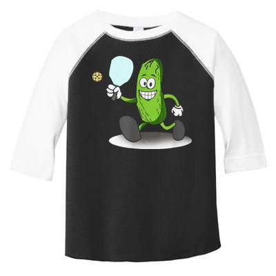 Funny Pickleball Paddle Pickleball Player Dink Retro Toddler Fine Jersey T-Shirt