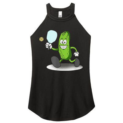 Funny Pickleball Paddle Pickleball Player Dink Retro Women's Perfect Tri Rocker Tank