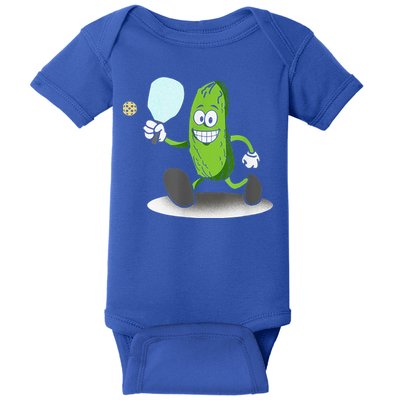 Funny Pickleball Paddle Pickleball Player Dink Retro Baby Bodysuit