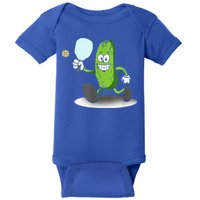 Funny Pickleball Paddle Pickleball Player Dink Retro Baby Bodysuit