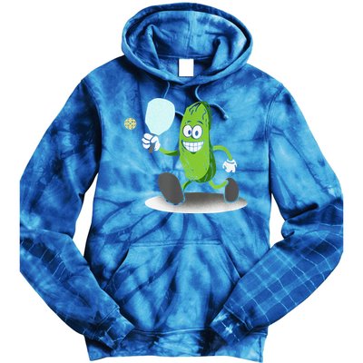 Funny Pickleball Paddle Pickleball Player Dink Retro Tie Dye Hoodie