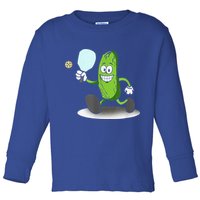 Funny Pickleball Paddle Pickleball Player Dink Retro Toddler Long Sleeve Shirt