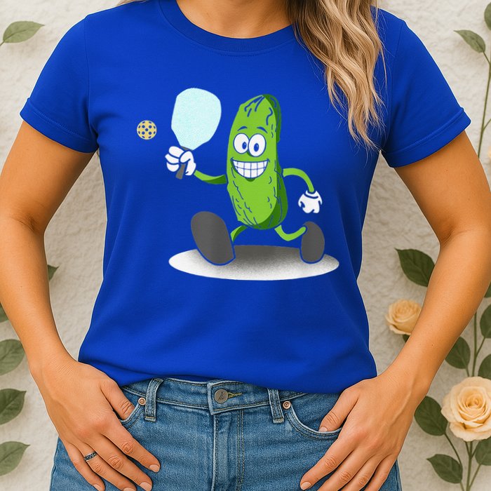 Funny Pickleball Paddle Pickleball Player Dink Retro Womens T-Shirt