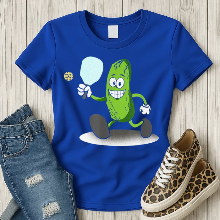 Funny Pickleball Paddle Pickleball Player Dink Retro Womens T-Shirt
