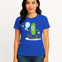 Funny Pickleball Paddle Pickleball Player Dink Retro Womens T-Shirt