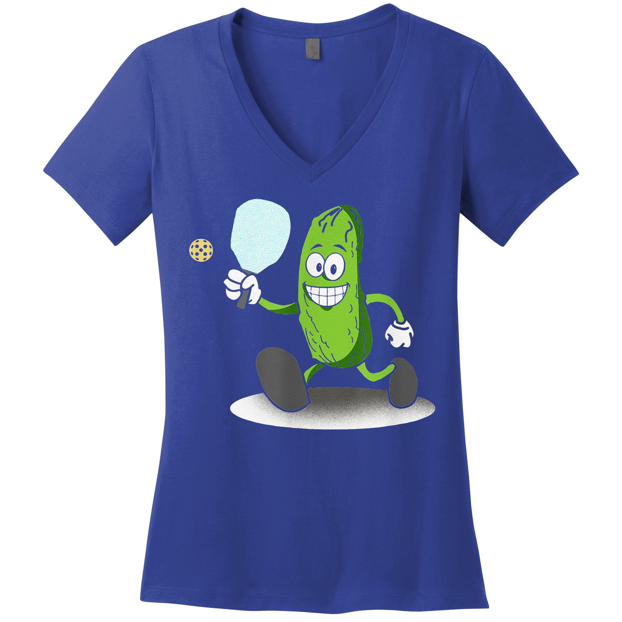 Funny Pickleball Paddle Pickleball Player Dink Retro Women's V-Neck T-Shirt