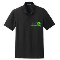 Funny Pickleball Player Dink Responsibly DonT Get Smashed Dry Zone Grid Polo