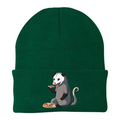 Funny Possum Pizza Lover Opossum Knit Cap Winter Beanie