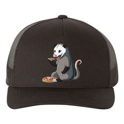 Funny Possum Pizza Lover Opossum Yupoong Adult 5-Panel Trucker Hat