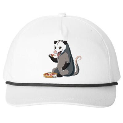 Funny Possum Pizza Lover Opossum Snapback Five-Panel Rope Hat