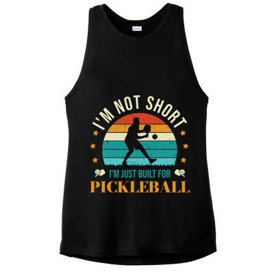 Funny Pickleball player with pickleball paddles love playing Ladies PosiCharge Tri-Blend Wicking Tank