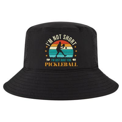 Funny Pickleball player with pickleball paddles love playing Cool Comfort Performance Bucket Hat