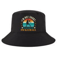 Funny Pickleball player with pickleball paddles love playing Cool Comfort Performance Bucket Hat