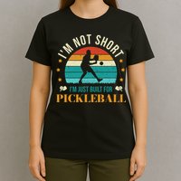 Funny Pickleball player with pickleball paddles love playing T-Shirt