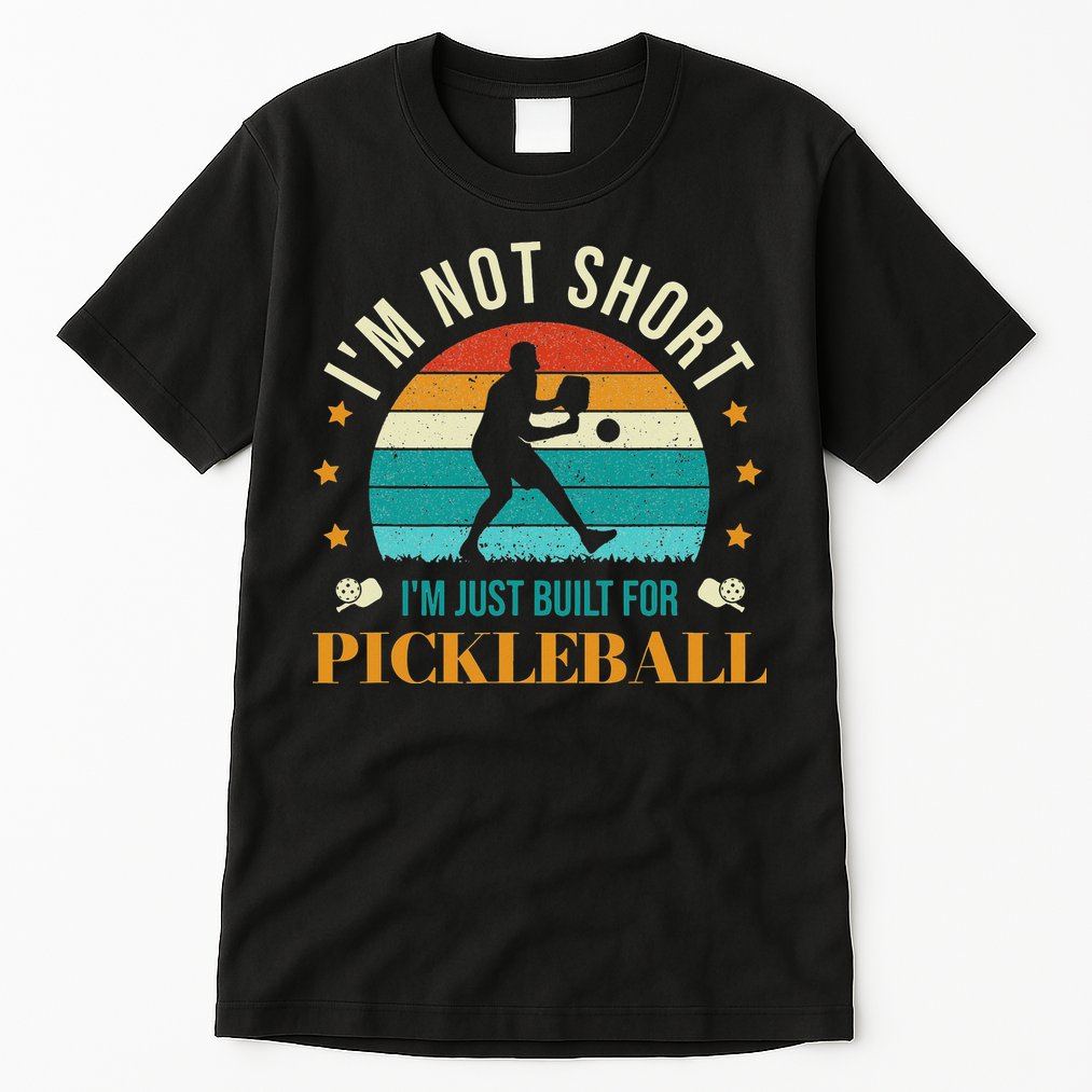 Funny Pickleball player with pickleball paddles love playing Tall T-Shirt