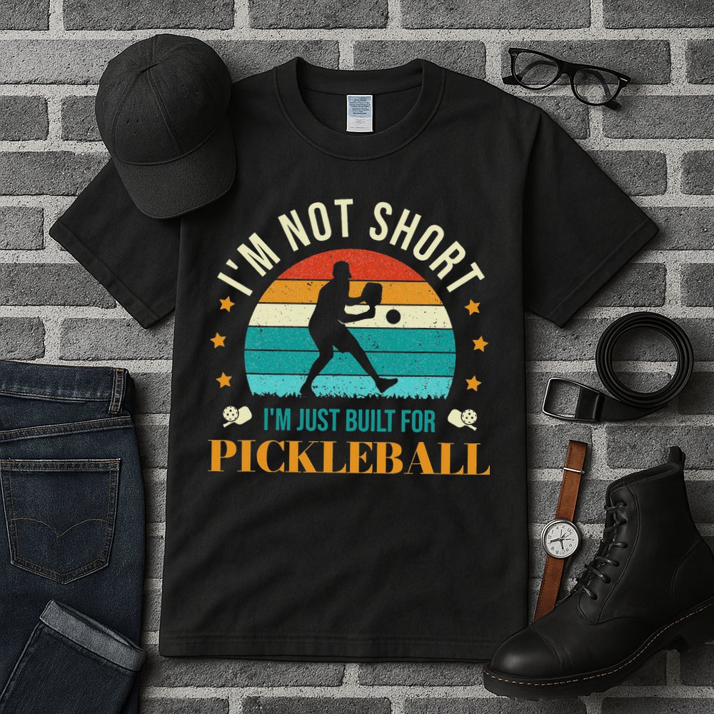 Funny Pickleball player with pickleball paddles love playing Tall T-Shirt