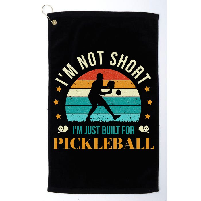 Funny Pickleball player with pickleball paddles love playing Golf Towel