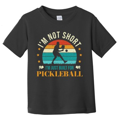 Funny Pickleball player with pickleball paddles love playing Toddler T-Shirt