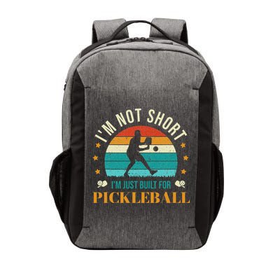 Funny Pickleball player with pickleball paddles love playing Vector Backpack