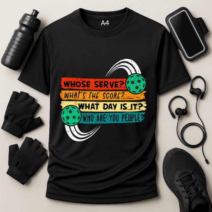 Funny Pickleball Player Pickleball Lover Pickleball Cooling Performance Crew T-Shirt