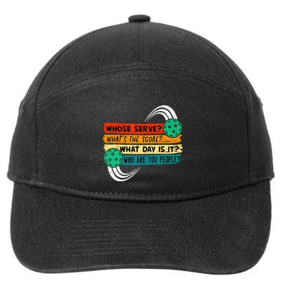 Funny Pickleball Player Pickleball Lover Pickleball 7-Panel Snapback Hat