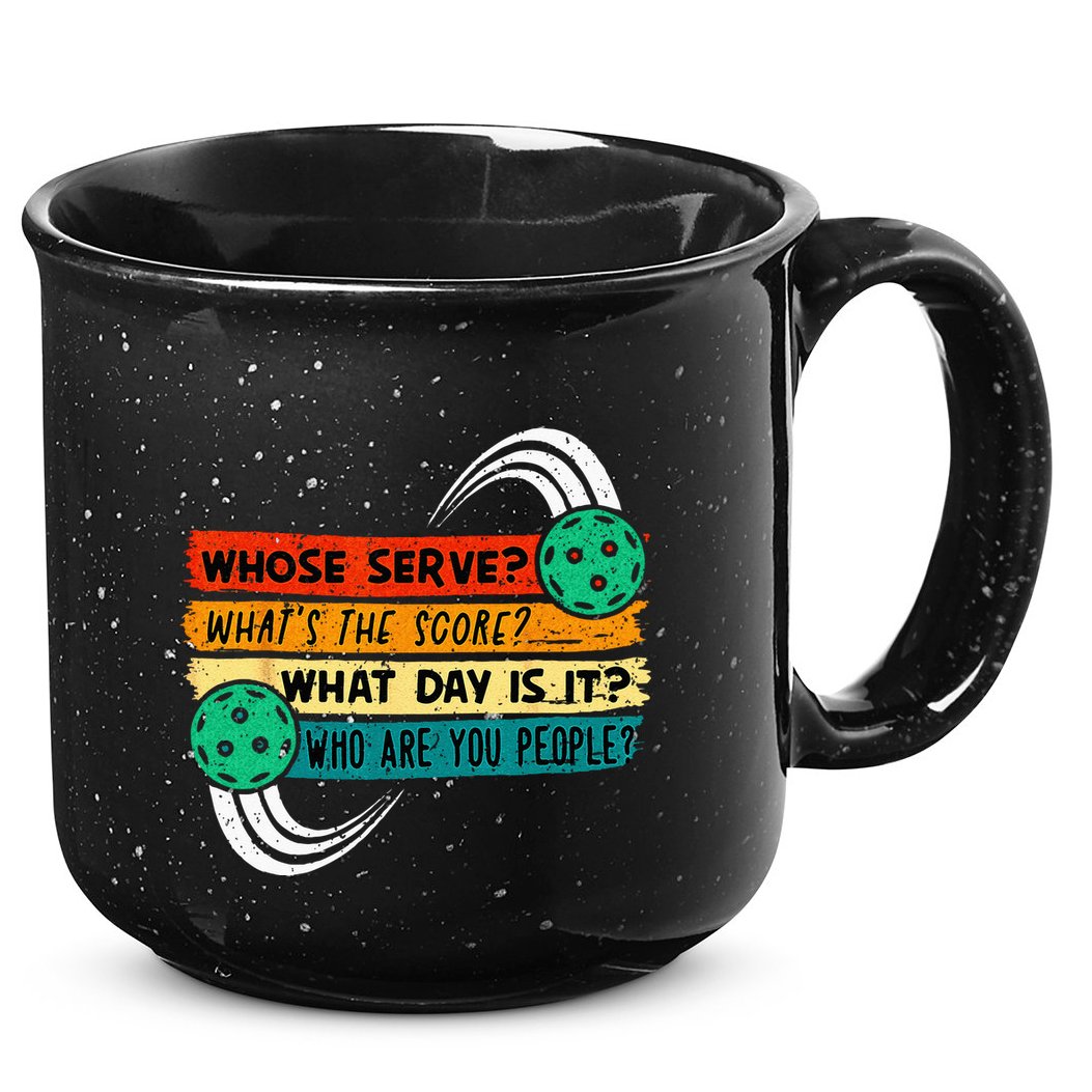 Funny Pickleball Player Pickleball Lover Pickleball 15oz Campfire Ceramic Mug