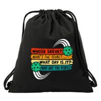 Funny Pickleball Player Pickleball Lover Pickleball Drawstring Bag