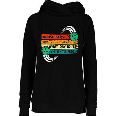 Funny Pickleball Player Pickleball Lover Pickleball Womens Funnel Neck Pullover Hood