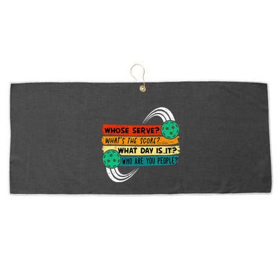 Funny Pickleball Player Pickleball Lover Pickleball Large Microfiber Waffle Golf Towel