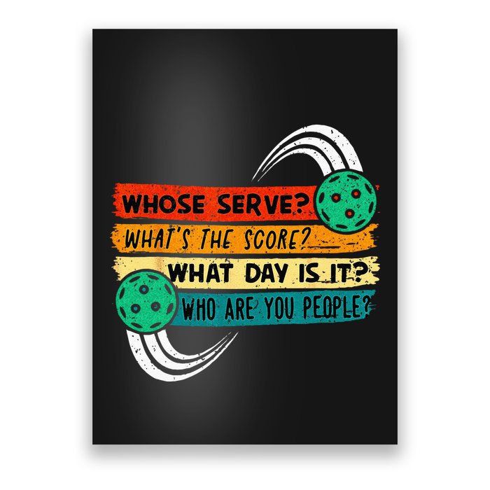Funny Pickleball Player Pickleball Lover Pickleball Poster