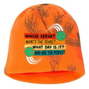 Funny Pickleball Player Pickleball Lover Pickleball Kati - Camo Knit Beanie