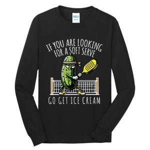 Funny Pickleball Player Paddleball Lover Tall Long Sleeve T-Shirt