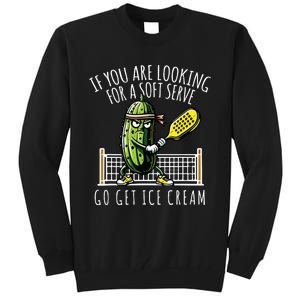 Funny Pickleball Player Paddleball Lover Tall Sweatshirt