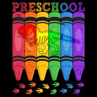 Funny Prehistoric Preschool Dinosaur Crayons Impact Tech Backpack