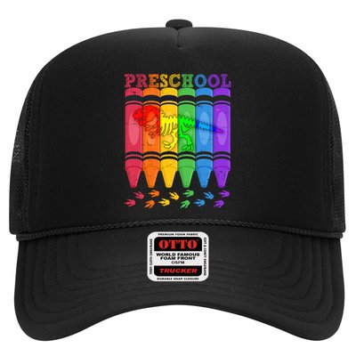 Funny Prehistoric Preschool Dinosaur Crayons Trucker Hat