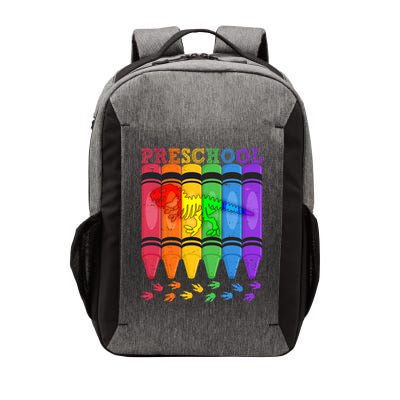 Funny Prehistoric Preschool Dinosaur Crayons Vector Backpack