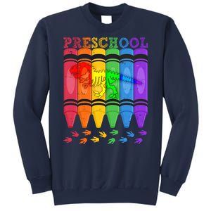 Funny Prehistoric Preschool Dinosaur Crayons Sweatshirt