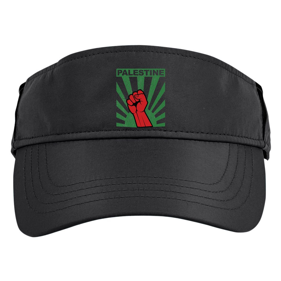 Free Palestine Propaganda Style Palestine Fist Adult Drive Performance Visor
