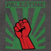 Free Palestine Propaganda Style Palestine Fist Vector Backpack