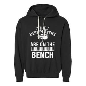 Funny Piano Player Art  Musician Orchestra Teacher Garment-Dyed Fleece Hoodie