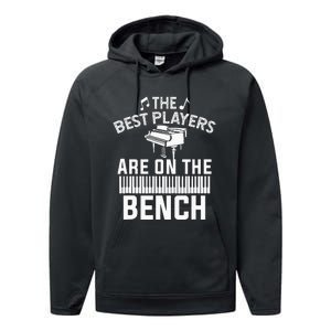 Funny Piano Player Art  Musician Orchestra Teacher Performance Fleece Hoodie