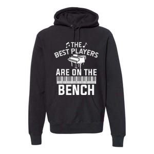 Funny Piano Player Art  Musician Orchestra Teacher Premium Hoodie