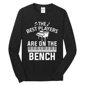 Funny Piano Player Art  Musician Orchestra Teacher Tall Long Sleeve T-Shirt