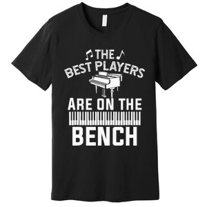 Funny Piano Player Art  Musician Orchestra Teacher Premium T-Shirt